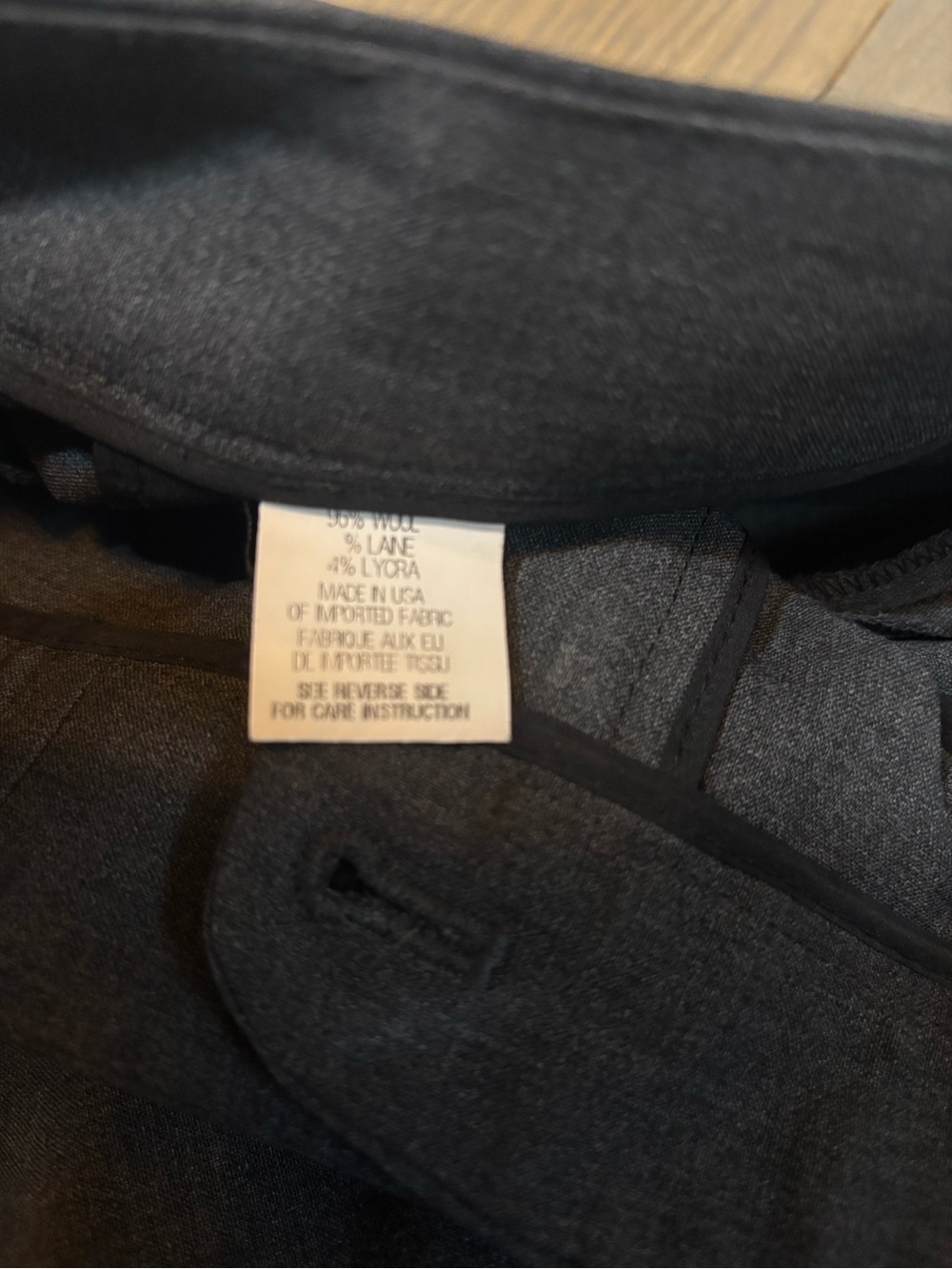 Theory Women's Gray Wool Blend Dress Pants. Size 2 - Picture 7 of 7